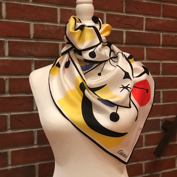 Alexander Calder Paper Ball Accessories - ALEXANDER CALDER SILK SCARF 35”X35”
